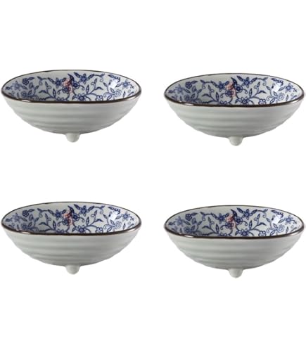 Amazon.co.jp: 有田焼 祥玉窯 黄彩 瓢透かし 小鉢揃 5枚セット 黄交趾